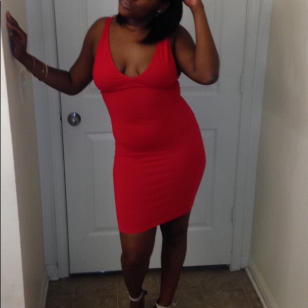 Charlotte Russe red dress